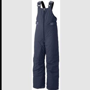 Columbia Kids Navy Blue Snowslope II Snow Bib Overalls Pants Girls XS 5 6 7